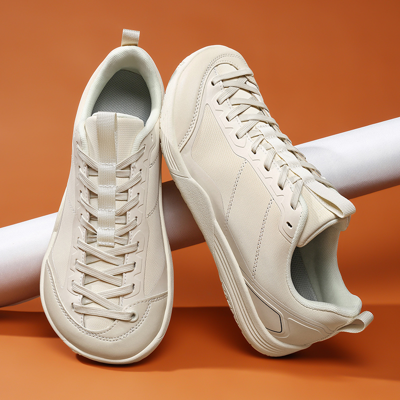 Sneaker Box - Tênis casuais com biqueira larga, calçado