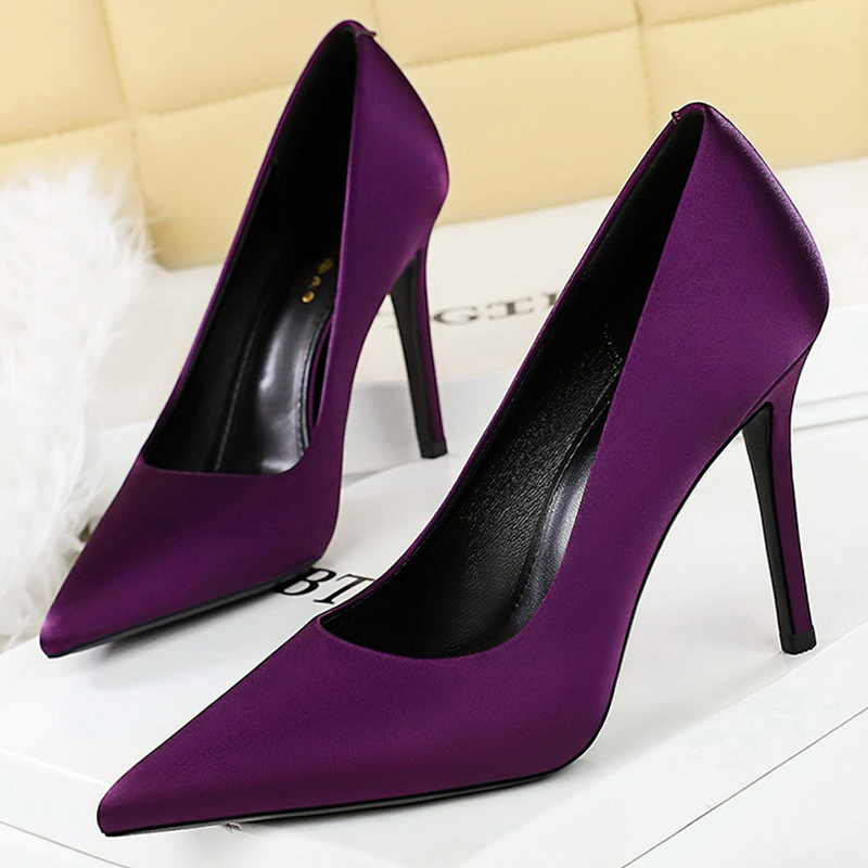 Shoe Tree - Sapatos BIGTREE para Mulheres, Salto Alto
