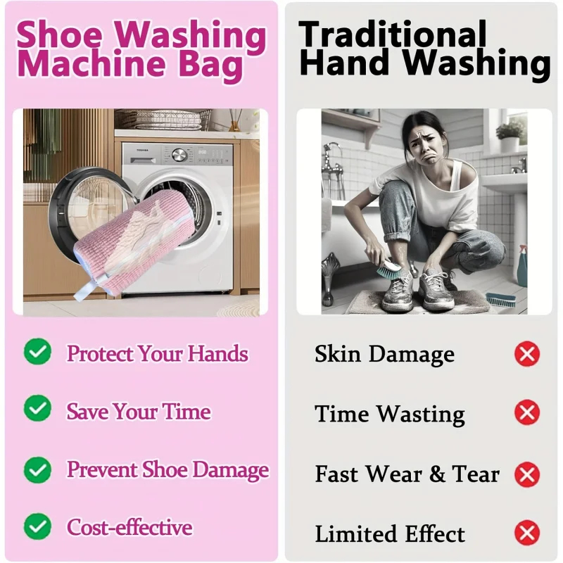 Saco para Lavar Sapatos em Máq - Shoe Brush avaliação e preço