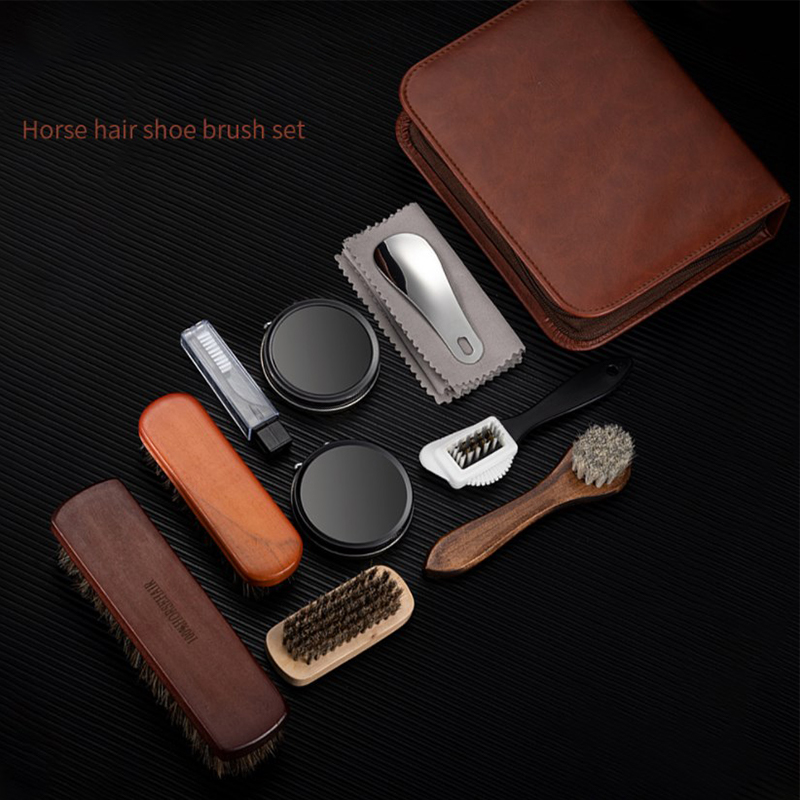 Conjunto de escova de sapato d - Leather Shoe Polish avaliação e preço
