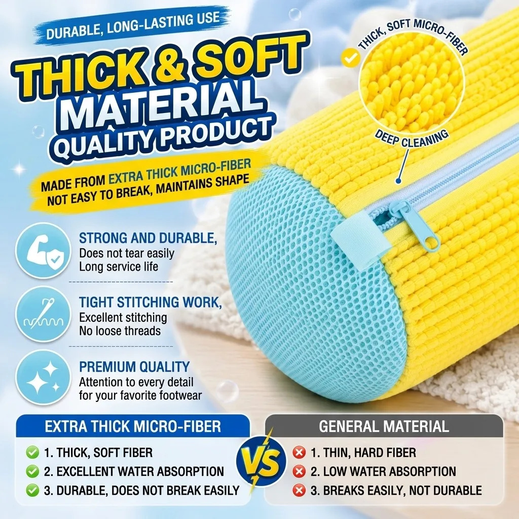 Fibra Fofa 360 °   Saco para l - Shoe Cleaner avaliação e preço