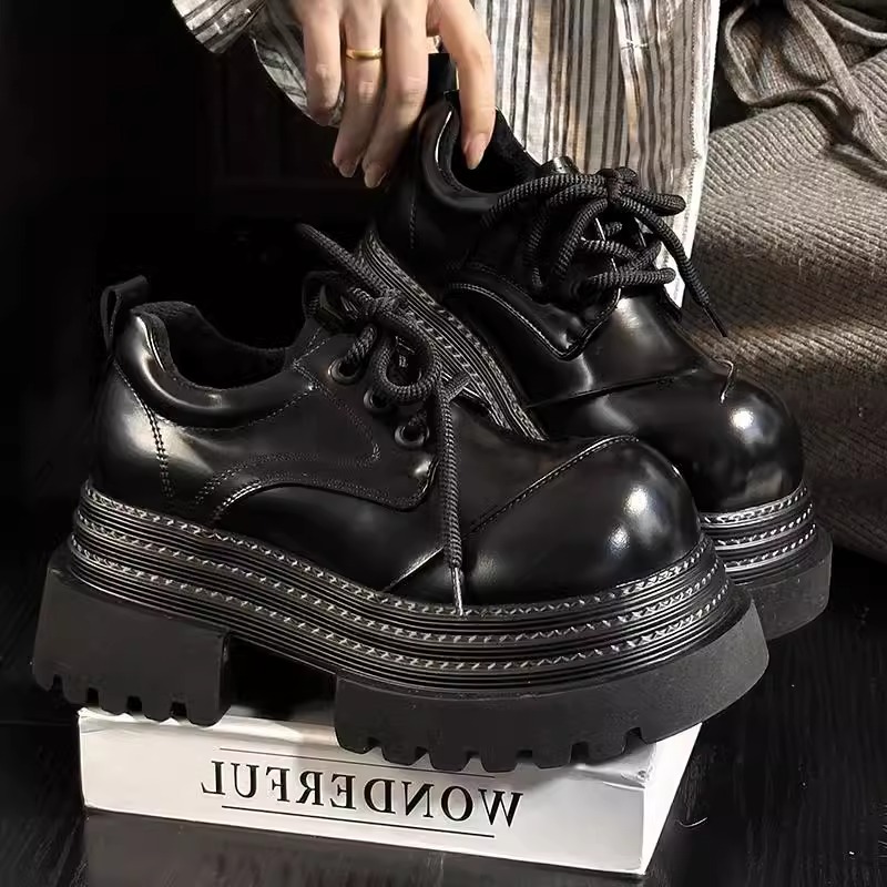 Mocassins retrô estilo britâni - Leather Shoe Polish avaliação e preço
