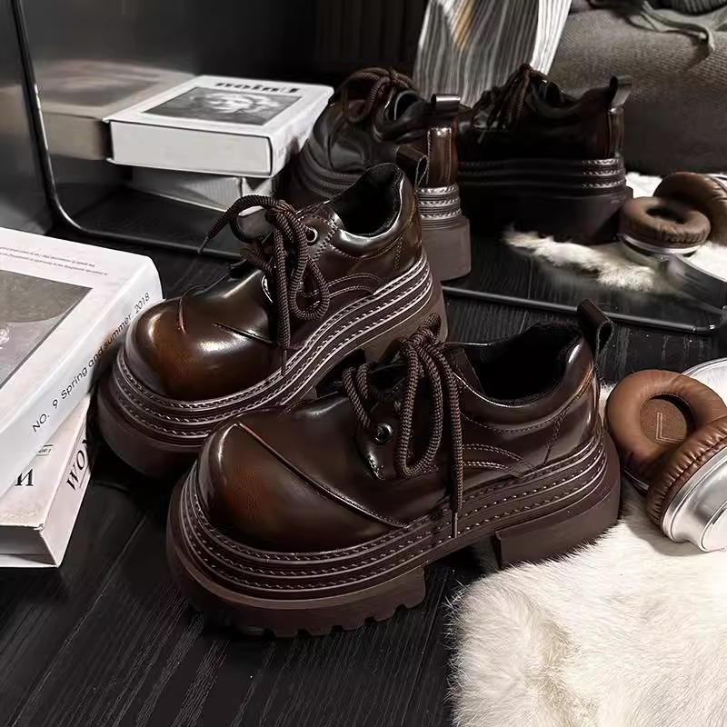 Mocassins retrô estilo britâni - Leather Shoe Polish avaliação e preço