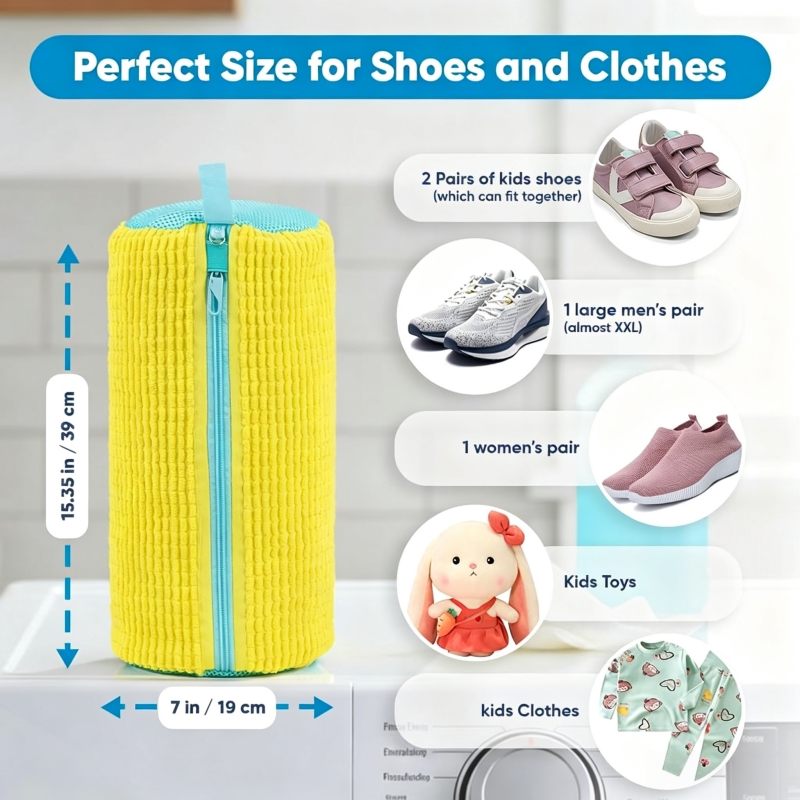 1/2/4 Peças de Saco para Lavar - Shoe Cleaning Brush avaliação e preço